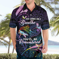 Personalised Polynesia Memorial Hawaiian Shirt Always Remembered Dragonfly Polynesian Style LT05 - Polynesian Pride