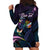 Personalised Polynesia Memorial Hoodie Dress Always Remembered Dragonfly Polynesian Style