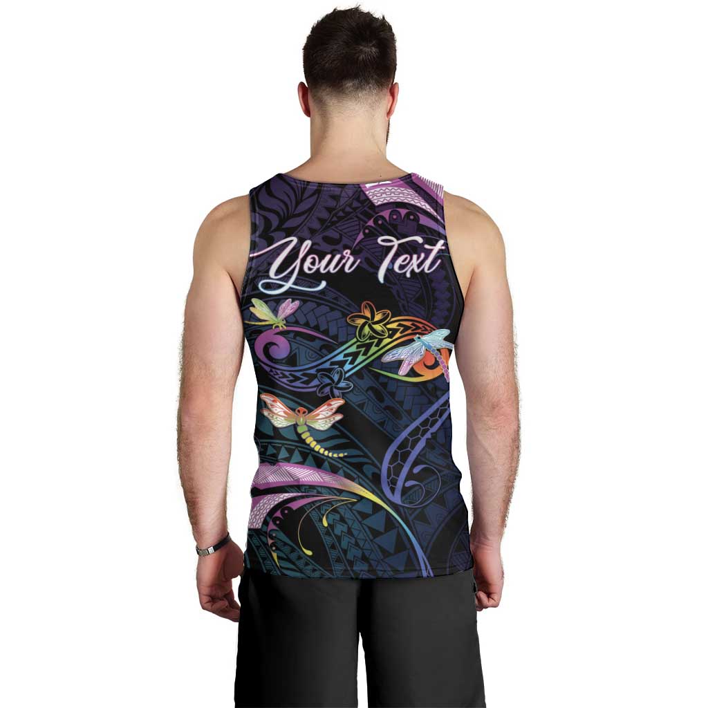 Personalised Polynesia Memorial Men Tank Top Always Remembered Dragonfly Polynesian Style LT05 - Polynesian Pride
