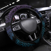 Polynesia Memorial Steering Wheel Cover Always Remembered Dragonfly Polynesian Style LT05 Universal Fit Colorful - Polynesian Pride