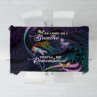 Polynesia Memorial Tablecloth Always Remembered Dragonfly Polynesian Style LT05 Colorful - Polynesian Pride