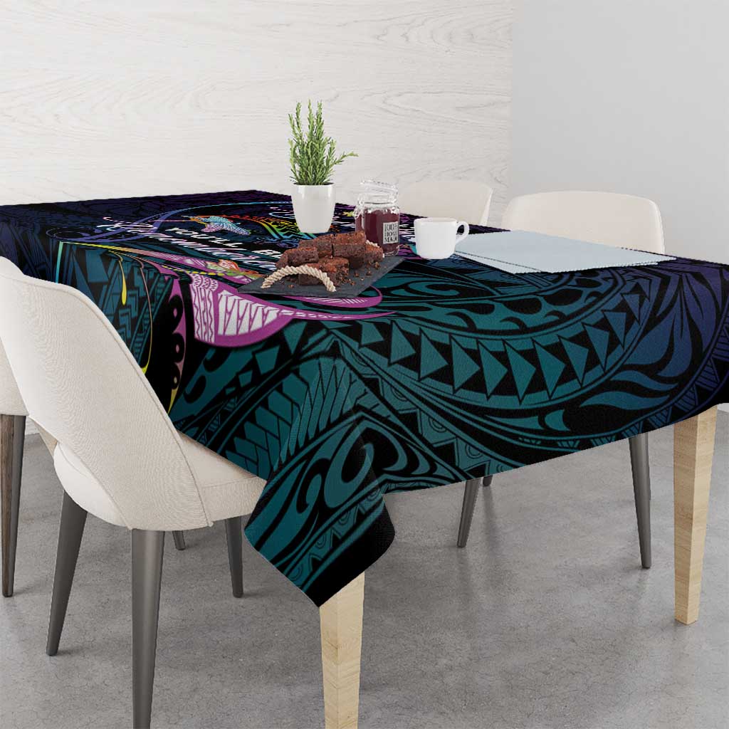 Polynesia Memorial Tablecloth Always Remembered Dragonfly Polynesian Style LT05 - Polynesian Pride