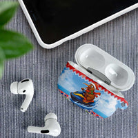 New Zealand Christmas AirPods Case Funny Jet Ride Kiwi Xmas - Polynesian Pride