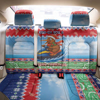New Zealand Christmas Back Car Seat Cover Funny Jet Ride Kiwi Xmas - Polynesian Pride