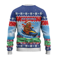 New Zealand Christmas Ugly Christmas Sweater Funny Jet Ride Kiwi Xmas - Polynesian Pride