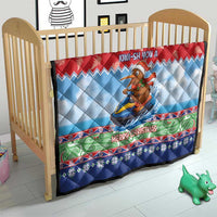 New Zealand Christmas Quilt Funny Jet Ride Kiwi Xmas - Polynesian Pride