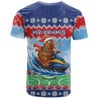 New Zealand Christmas T Shirt Funny Jet Ride Kiwi Xmas - Polynesian Pride