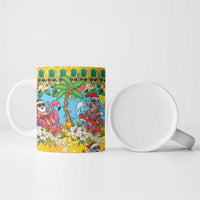 Hawaii Christmas Ceramic Mug Mele Kalikimaka Tropical Vibes - Polynesian Pride