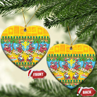 Hawaii Christmas Ceramic Ornament Mele Kalikimaka Tropical Vibes - Polynesian Pride