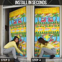 Hawaii Christmas Door Cover Mele Kalikimaka Tropical Vibes - Polynesian Pride