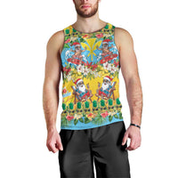 Hawaii Christmas Men Tank Top Mele Kalikimaka Tropical Vibes - Polynesian Pride