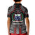 Personalised Samoa Black Saturday Kid Polo Shirt Samoan Warrior Tribal Pattern