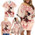 Tahiti Women's Day Family Matching Off Shoulder Short Dress and Hawaiian Shirt With Polynesian Pattern LT05 - Polynesian Pride