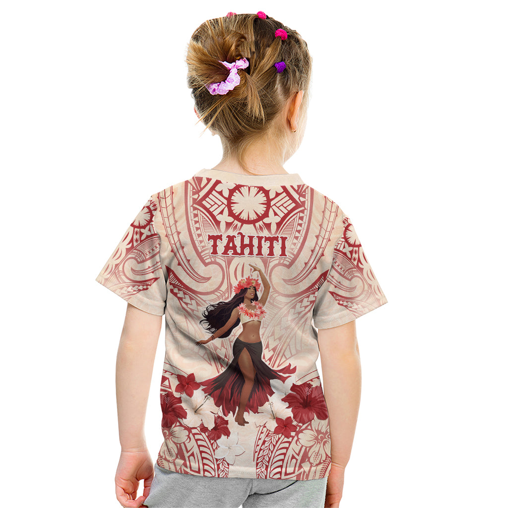 Tahiti Women's Day Kid T Shirt With Polynesian Pattern LT05 - Polynesian Pride