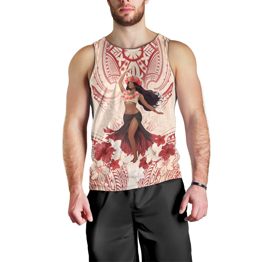 Tahiti Women's Day Men Tank Top With Polynesian Pattern LT05 - Polynesian Pride