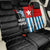 Personalised West Papua Back Car Seat Cover Polynesian Pattern With Coat Of Arms LT05