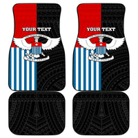 Personalised West Papua Car Mats Polynesian Pattern With Coat Of Arms LT05 - Polynesian Pride