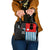 Personalised West Papua Shoulder Handbag Polynesian Pattern With Coat Of Arms