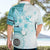 Samoa Siapo Pattern With Teal Hibiscus Hawaiian Shirt LT05 - Polynesian Pride