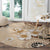 Samoa Siapo Pattern With Beige Hibiscus Round Carpet