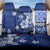 Samoa Siapo Pattern With Navy Hibiscus Back Car Seat Cover LT05