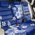 Samoa Siapo Pattern With Navy Hibiscus Back Car Seat Cover LT05