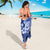 Samoa Siapo Pattern With Navy Hibiscus Sarong