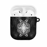 New Zealand Matariki AirPods Case Maori Moko Black Galaxy LT05 Black - Polynesian Pride