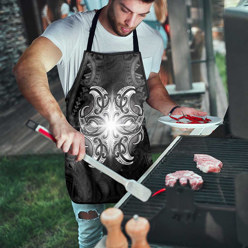New Zealand Matariki Apron Maori Moko Black Galaxy LT05 - Polynesian Pride