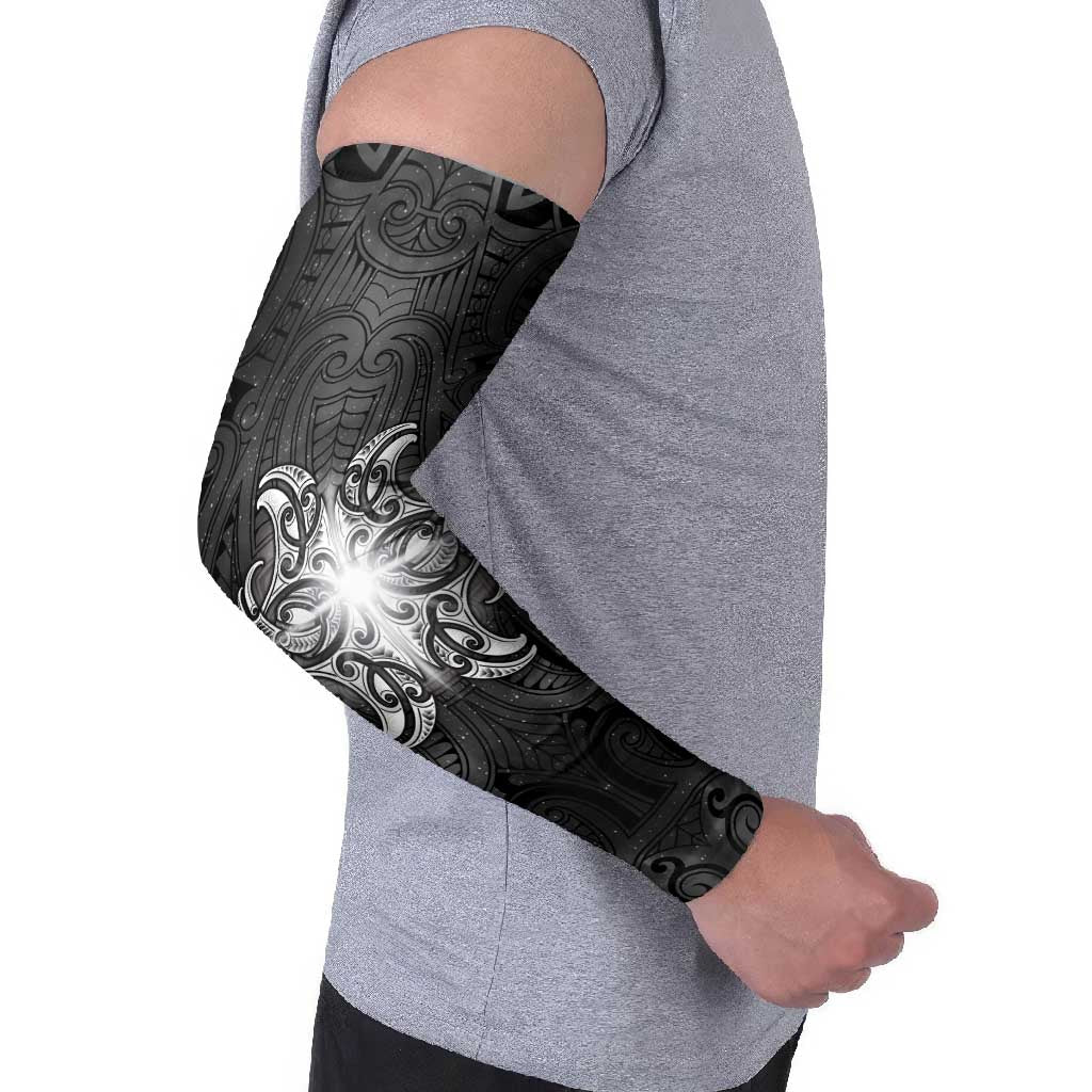 New Zealand Matariki Arm Sleeves Maori Moko Black Galaxy LT05 - Polynesian Pride
