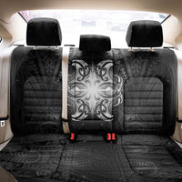 New Zealand Matariki Back Car Seat Cover Maori Moko Black Galaxy LT05 - Polynesian Pride