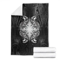 New Zealand Matariki Blanket Maori Moko Black Galaxy LT05 - Polynesian Pride