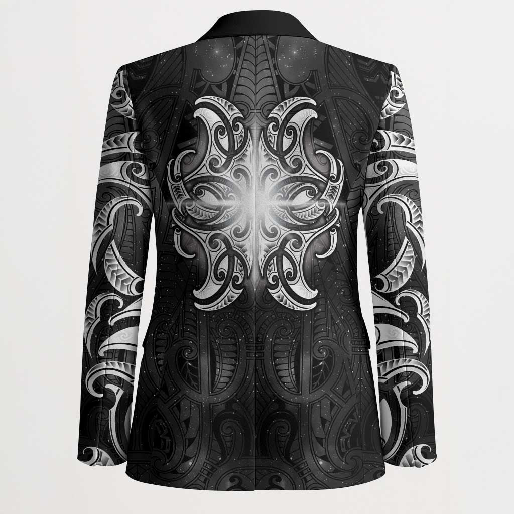 New Zealand Matariki Blazer Maori Moko Black Galaxy LT05 - Polynesian Pride