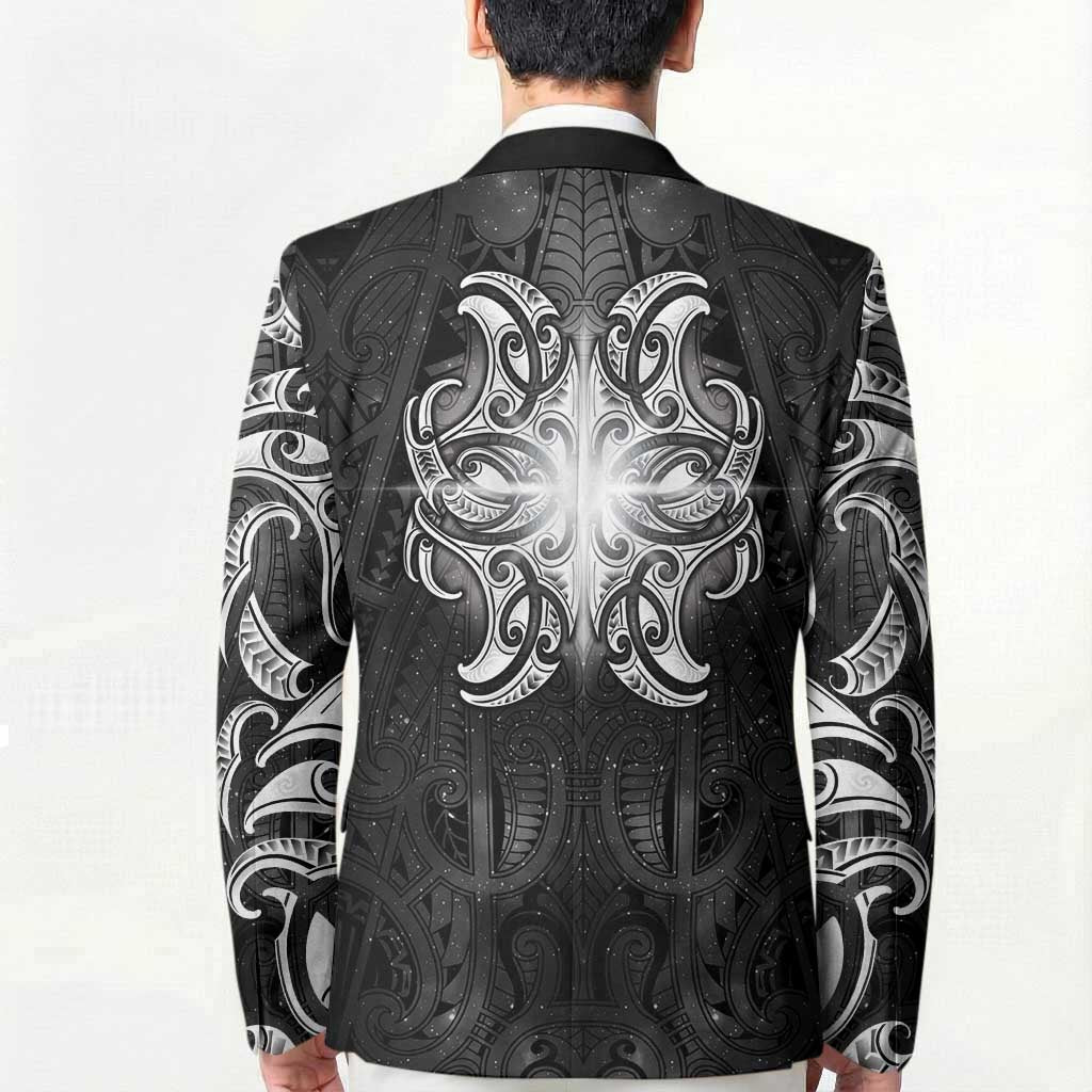 New Zealand Matariki Blazer Maori Moko Black Galaxy LT05 - Polynesian Pride