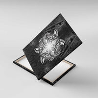 New Zealand Matariki Canvas Wall Art Maori Moko Black Galaxy