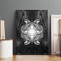 New Zealand Matariki Canvas Wall Art Maori Moko Black Galaxy
