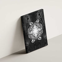 New Zealand Matariki Canvas Wall Art Maori Moko Black Galaxy