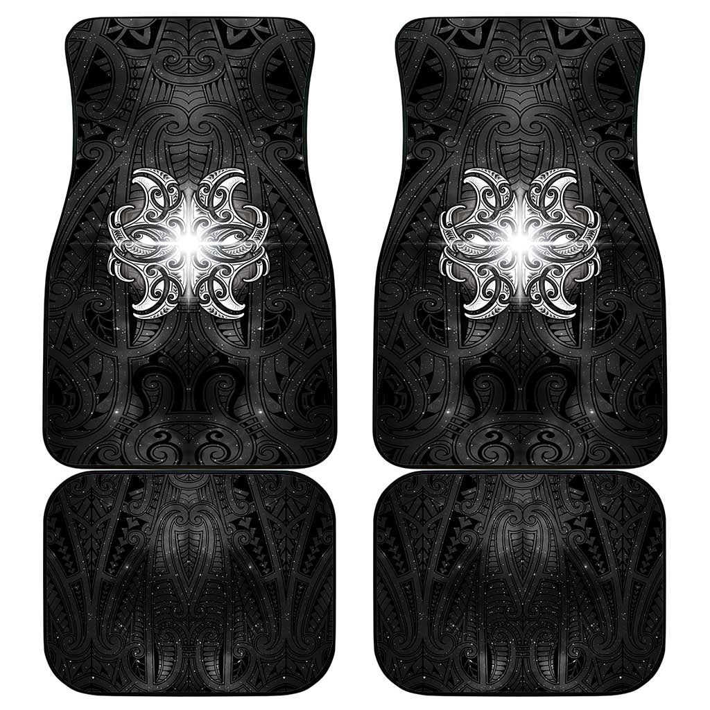New Zealand Matariki Car Mats Maori Moko Black Galaxy LT05 - Polynesian Pride