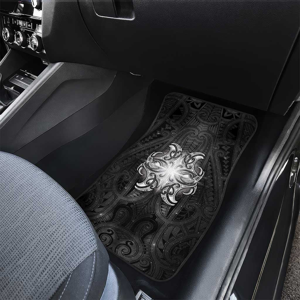 New Zealand Matariki Car Mats Maori Moko Black Galaxy LT05 - Polynesian Pride