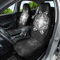 New Zealand Matariki Car Seat Cover Maori Moko Black Galaxy LT05 - Polynesian Pride