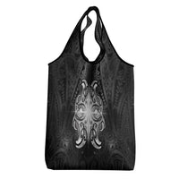 New Zealand Matariki Grocery Bag Maori Moko Black Galaxy LT05 - Polynesian Pride
