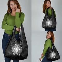 New Zealand Matariki Grocery Bag Maori Moko Black Galaxy LT05 - Polynesian Pride