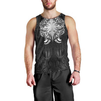 New Zealand Matariki Men Tank Top Maori Moko Black Galaxy LT05 - Polynesian Pride