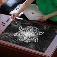 New Zealand Matariki Puzzle Maori Moko Black Galaxy LT05 - Polynesian Pride