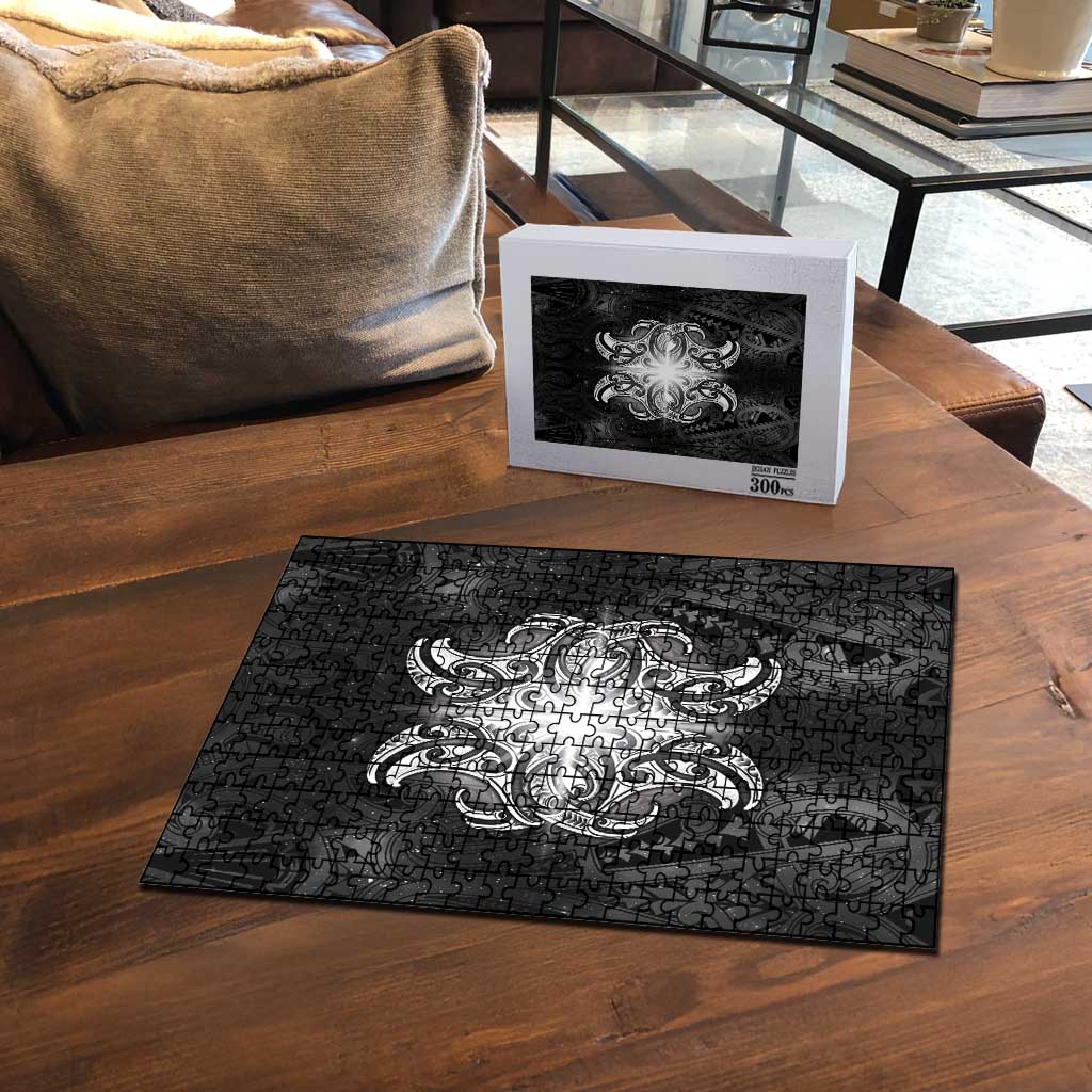 New Zealand Matariki Puzzle Maori Moko Black Galaxy LT05 - Polynesian Pride