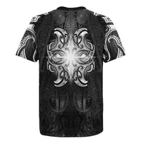 New Zealand Matariki Rugby Jersey Maori Moko Black Galaxy LT05 - Polynesian Pride