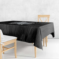 New Zealand Matariki Tablecloth Maori Moko Black Galaxy LT05 - Polynesian Pride