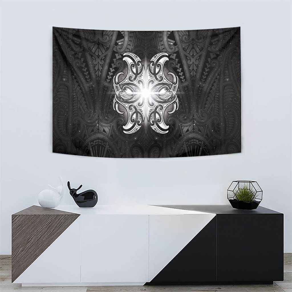 New Zealand Matariki Tapestry Maori Moko Black Galaxy LT05 - Polynesian Pride