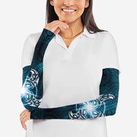 New Zealand Matariki Waita Arm Sleeves Maori Moko Dark Blue Galaxy LT05 - Polynesian Pride