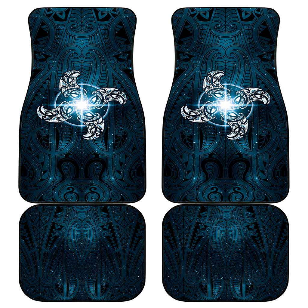 New Zealand Matariki Waita Car Mats Maori Moko Dark Blue Galaxy LT05 - Polynesian Pride